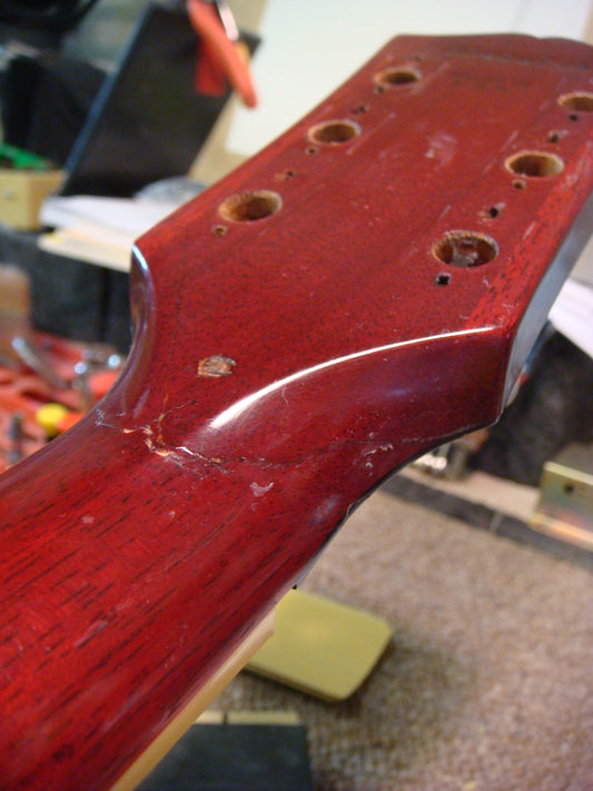 Headstock Reglue | With Touchup