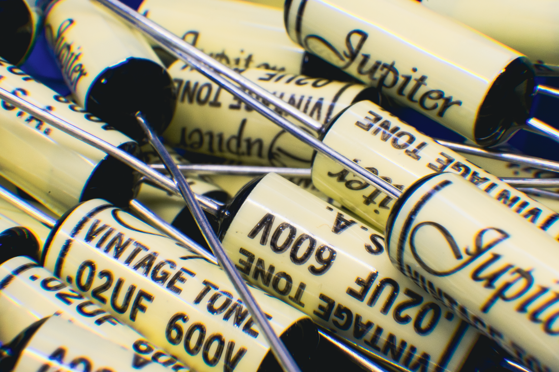 VIntage Yellow Capacator