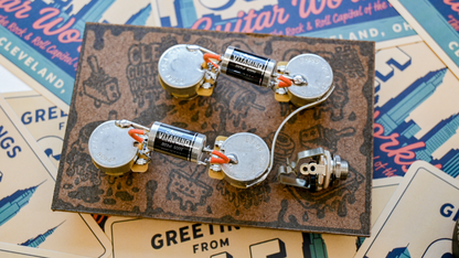Les Paul Wiring Harness- VitaminQ SILVER FOIL