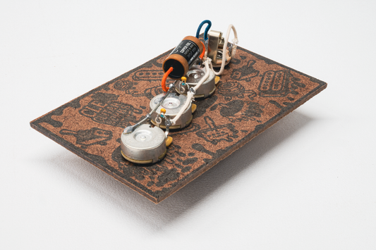 J-Bass Wiring Harness- Copper Foil - handcrafted prewired guitar electronics by CLE Guitar Works