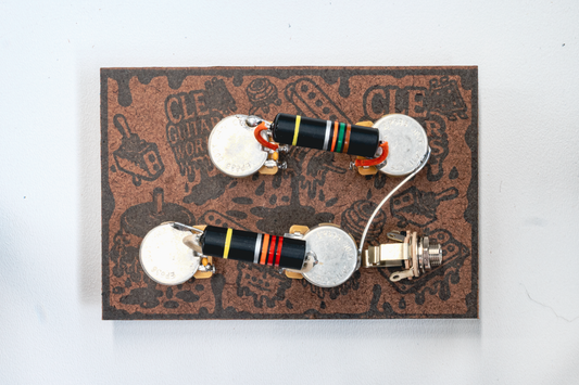 Les Paul Wiring Harness- Bumblebee - handcrafted prewired guitar electronics by CLE Guitar Works