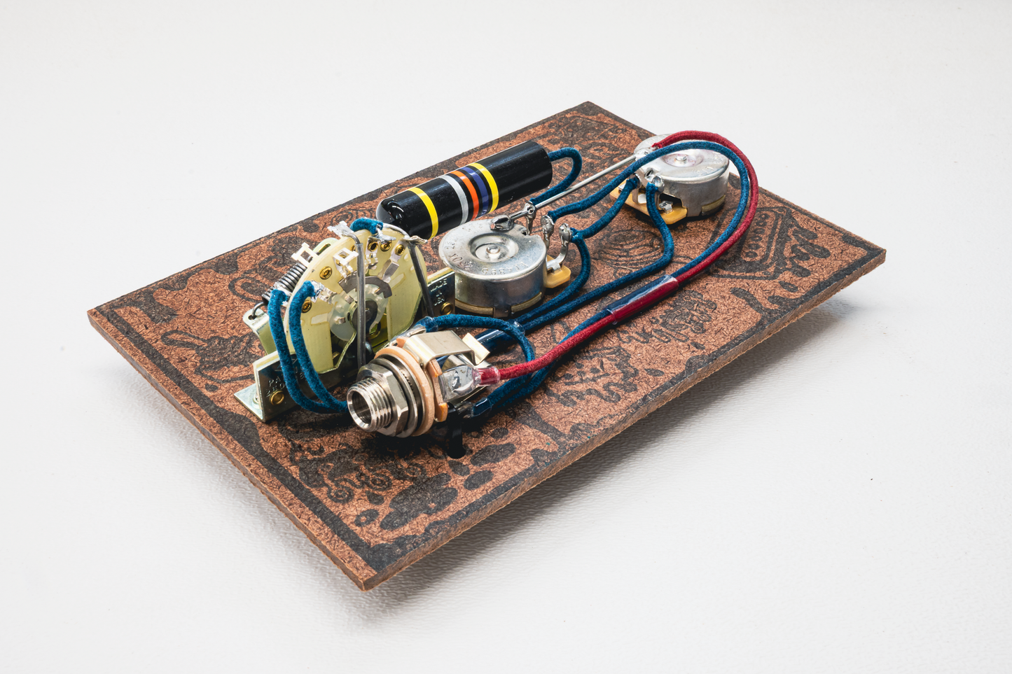 Nocaster" Blend Wiring Harness- Bumblebee - handcrafted prewired guitar electronics by CLE Guitar Works