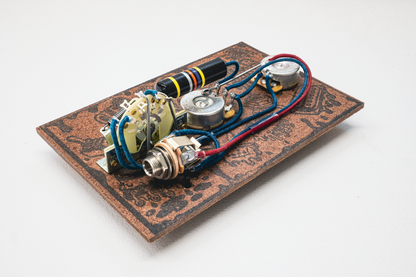 Nocaster" Blend Wiring Harness- Bumblebee - handcrafted prewired guitar electronics by CLE Guitar Works