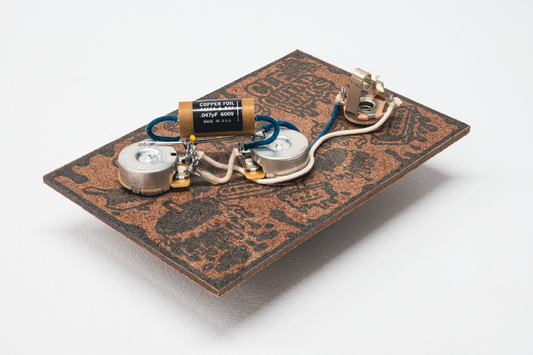 P-Bass Wiring Harness- Copper Foil - handcrafted prewired guitar electronics by CLE Guitar Works