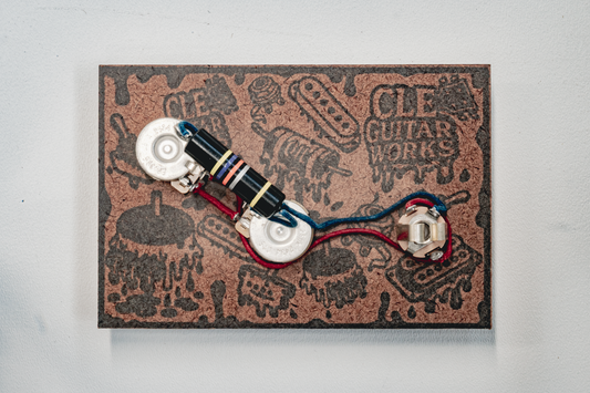 P-Bass Wiring Harness- Bumblebee - handcrafted prewired guitar electronics by CLE Guitar Works
