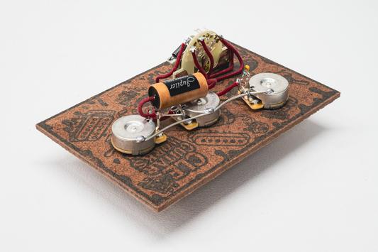 Strat Wiring Harness- Copper Foil - handcrafted prewired guitar electronics by CLE Guitar Works