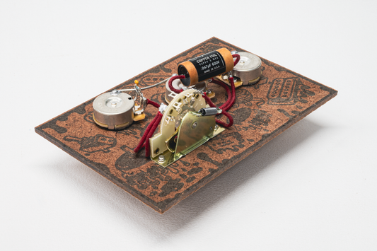 Strat Wiring Harness- Copper Foil - handcrafted prewired guitar electronics by CLE Guitar Works