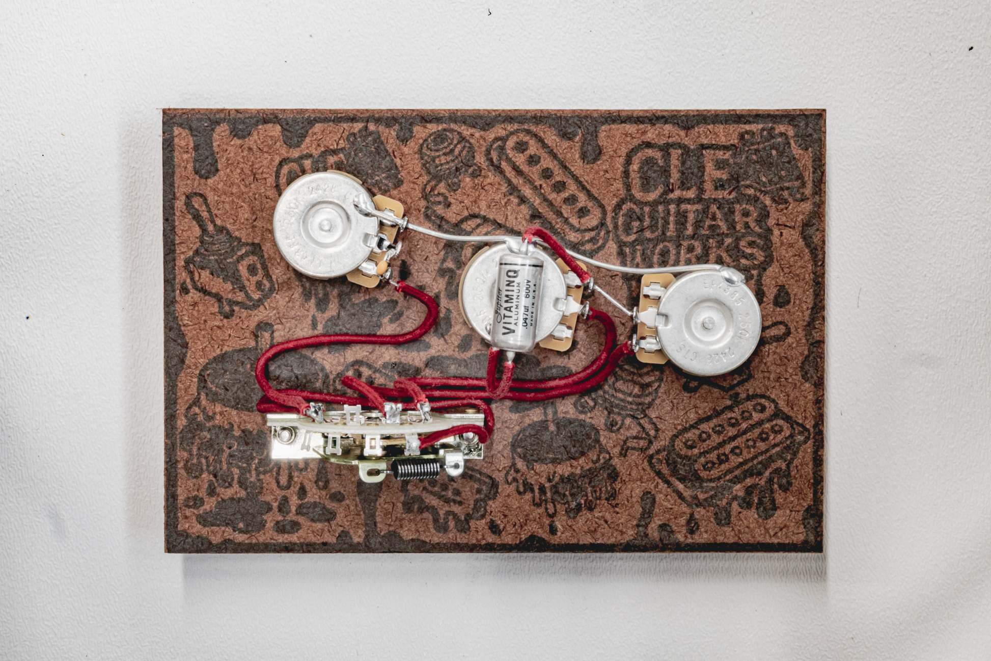 Strat Wiring Harness- VitaminQ - handcrafted prewired guitar electronics by CLE Guitar Works