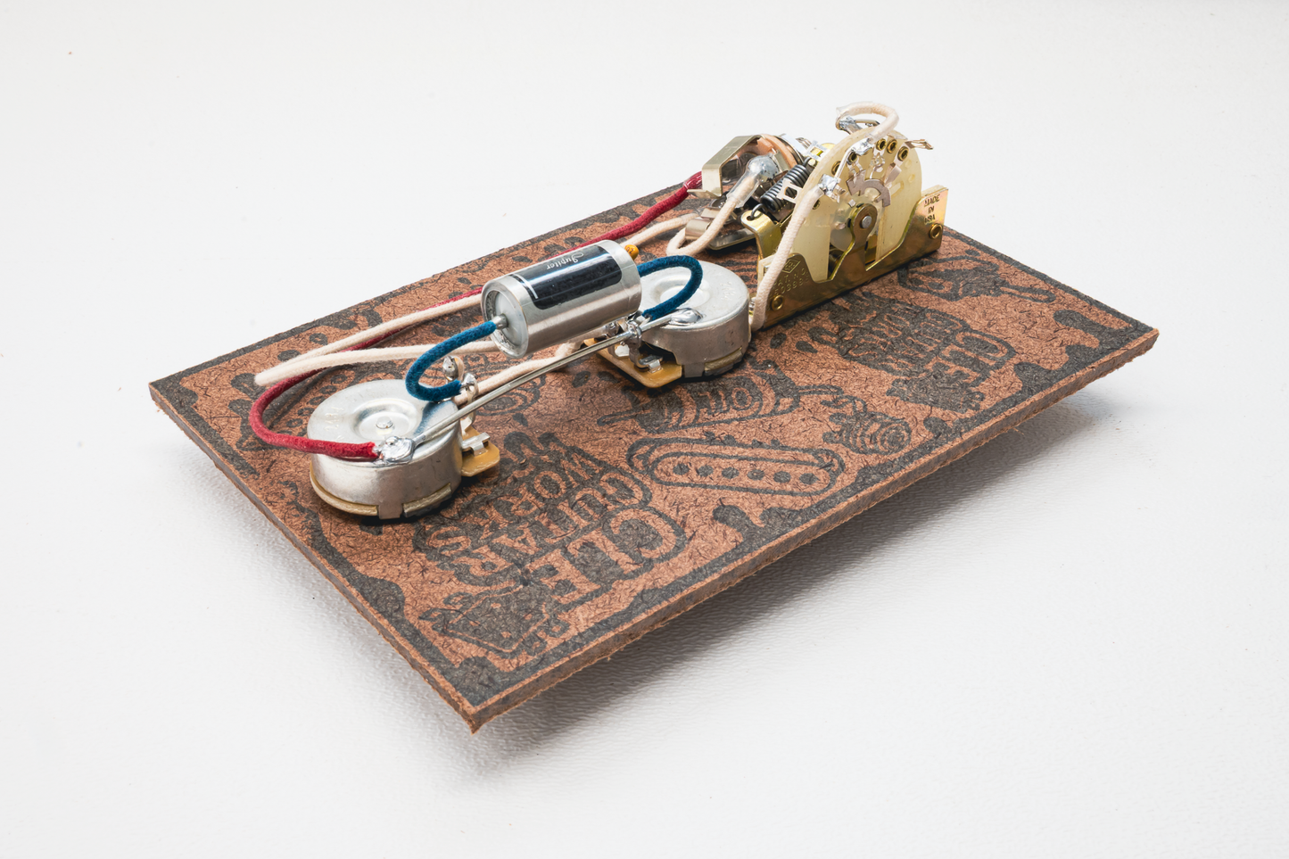 Telecaster Wiring Harness- VitaminQ SILVER FOIL - handcrafted premium guitar electronics by CLE Guitar Works