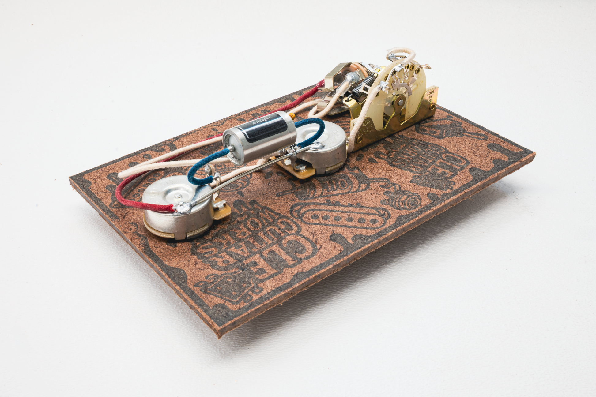 Telecaster Wiring Harness- VitaminQ SILVER FOIL - handcrafted premium guitar electronics by CLE Guitar Works