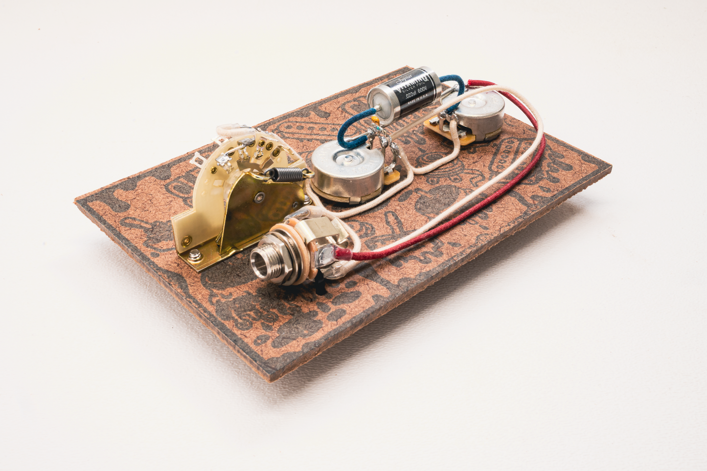 Telecaster Wiring Harness- VitaminQ SILVER FOIL - handcrafted premium guitar electronics by CLE Guitar Works