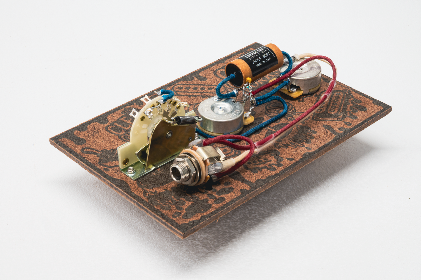 Telecaster Wiring Harness- Copper Foil - handcrafted prewired guitar electronics by CLE Guitar Works