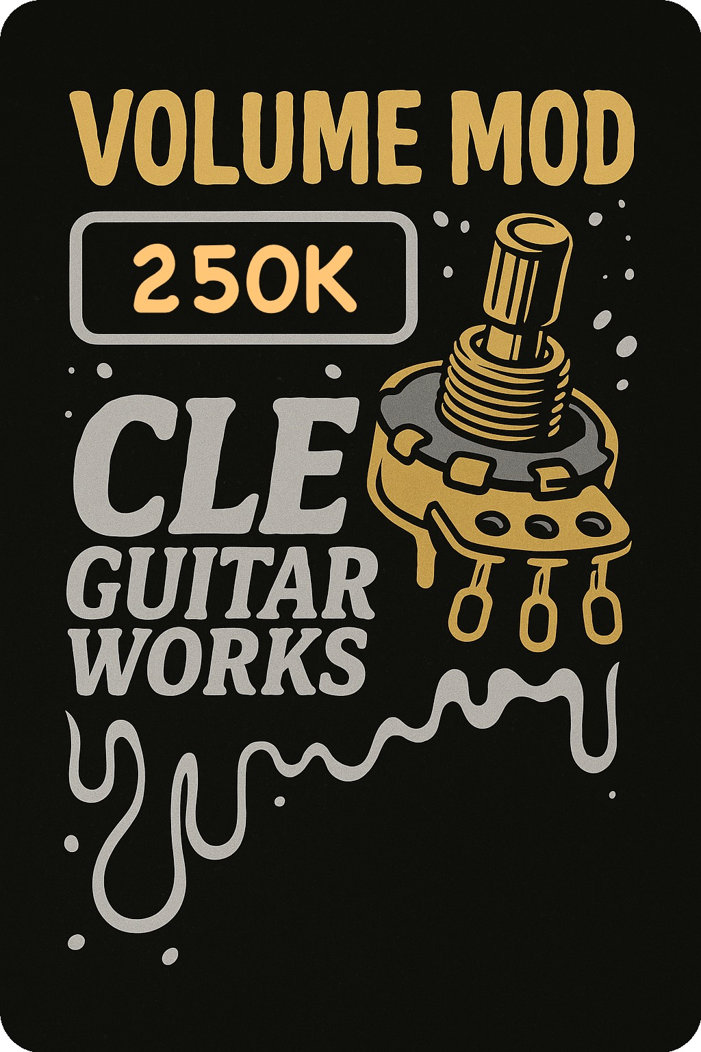 Treble Bleed Circuit – 250k (Parallel Wiring) - handcrafted prewired guitar electronics by CLE Guitar Works