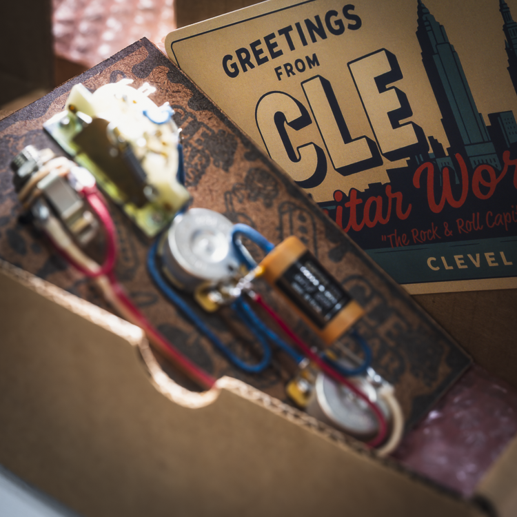 Guitar electronics at CLE Guitar Works